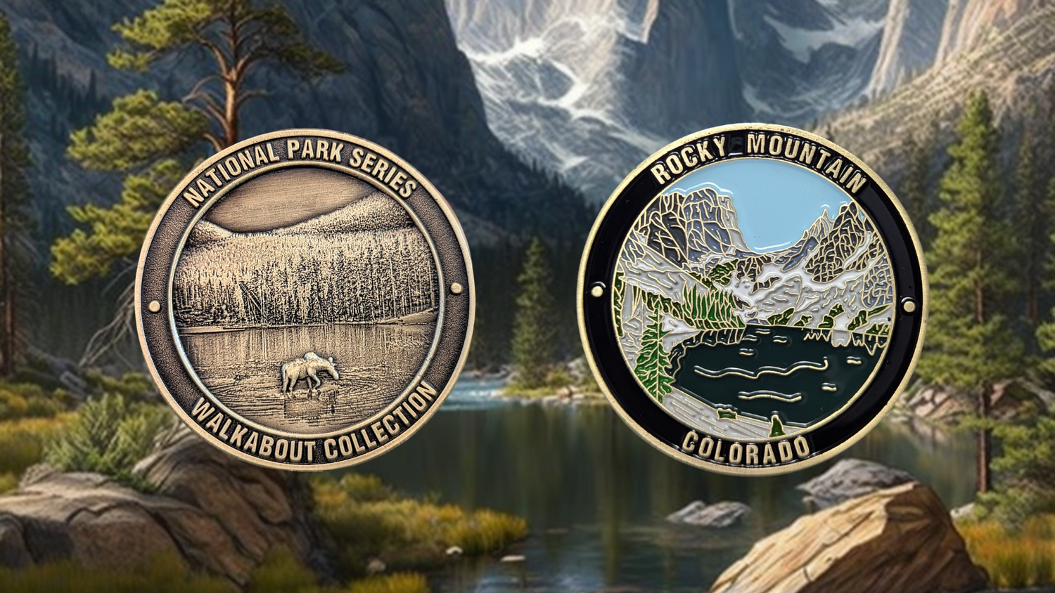 ROCKY MOUNTAIN NATIONAL PARK CHALLENGE COIN