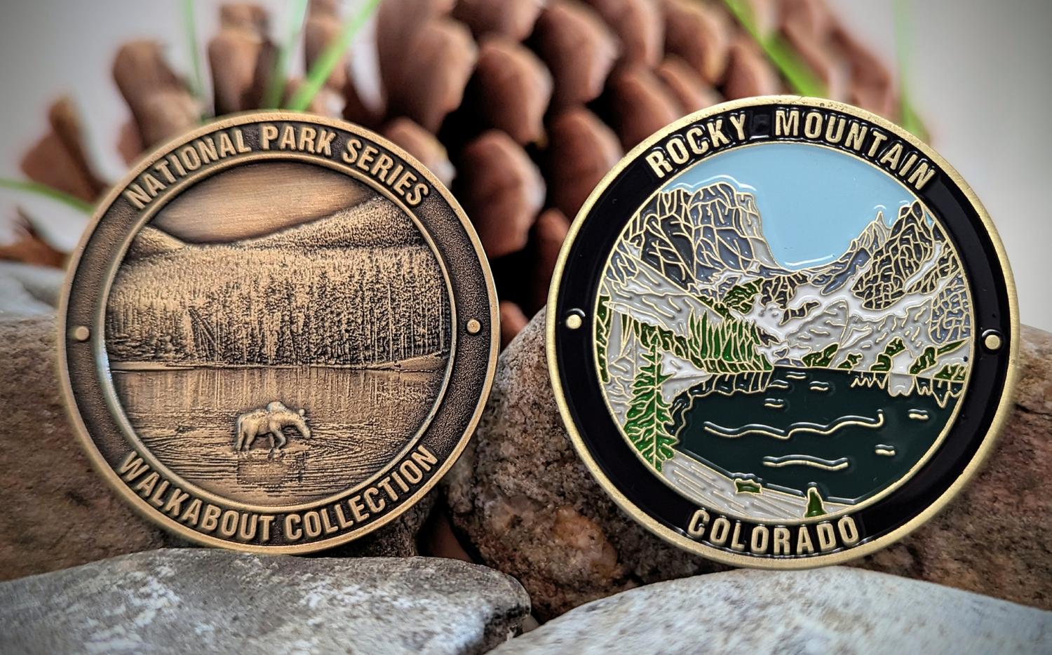 ROCKY MOUNTAIN NATIONAL PARK CHALLENGE COIN