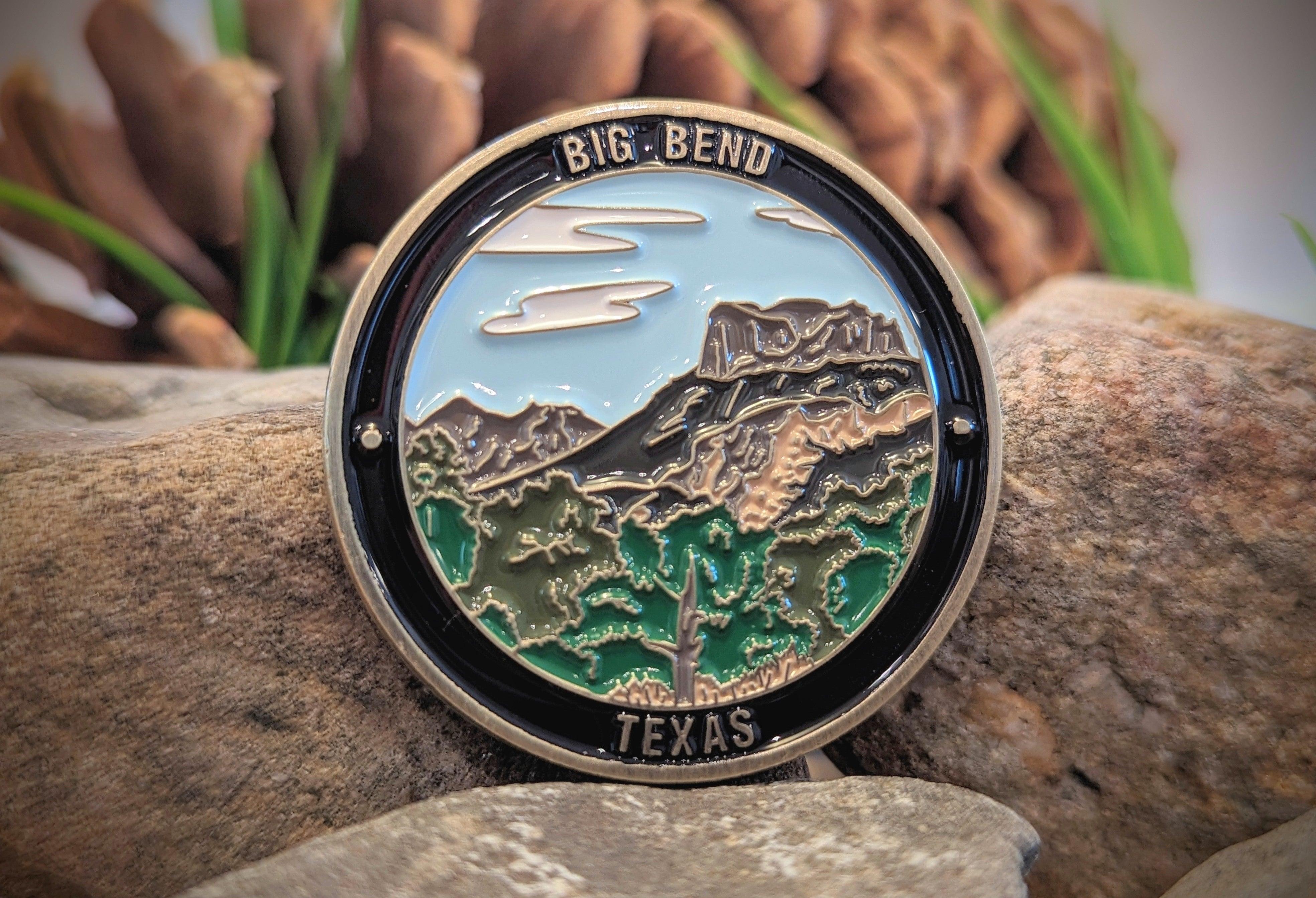 Big Bend National Park Challenge Coins Walkabout Collection